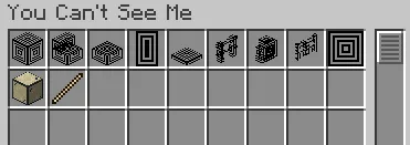 You Can't See Me! [Forge], Моды, Minecraft