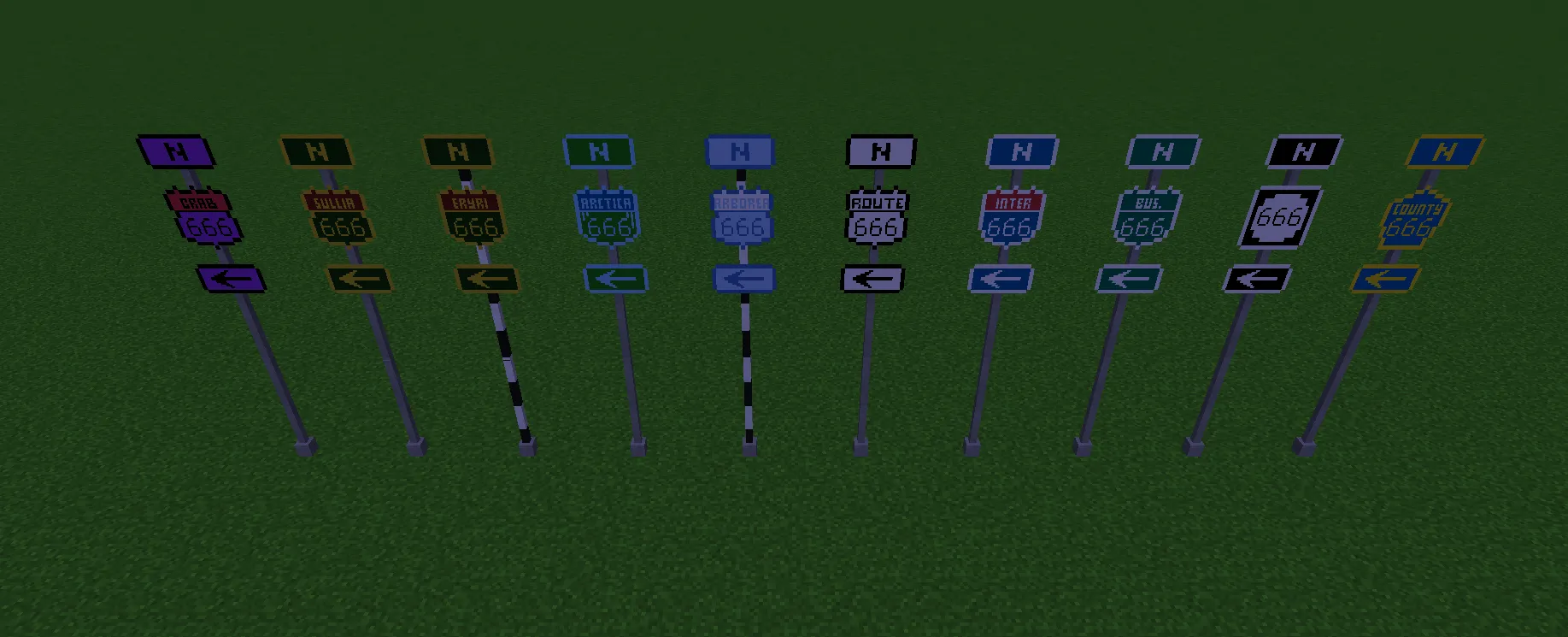 [MTS] Kitsuné Road Signs, Моды, Minecraft