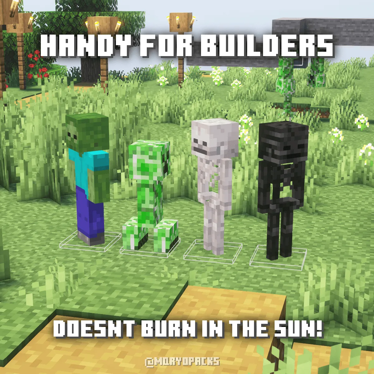 Mqryo's Mob Statues, Текстуры, Minecraft