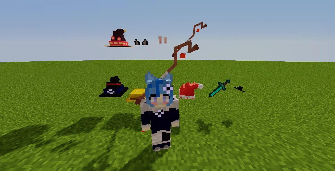 Custom Random Hats, Текстуры, Minecraft