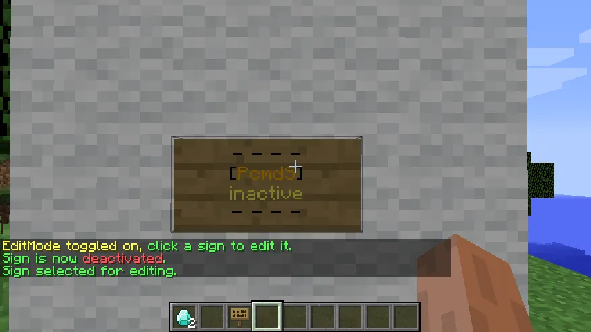 Payable Command Signs, Моды, Minecraft