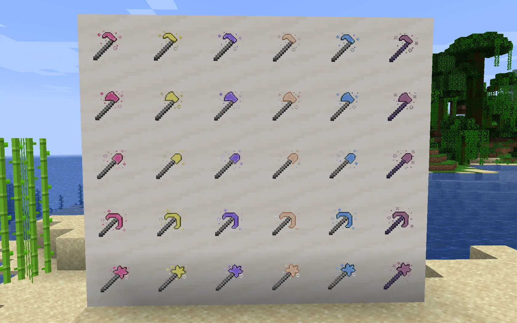 Magic Looking Tools, Текстуры, Minecraft