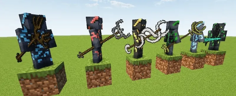 Songs Of War Custom Weapons, Текстуры, Minecraft