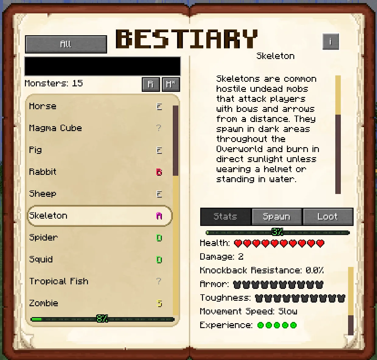Araxer's Bestiary — скриншот 9 (Моды, Minecraft)