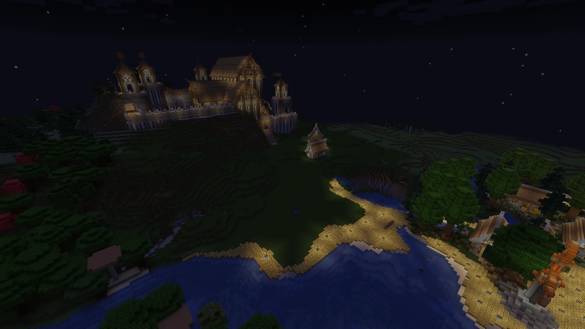 Medieval Fantasy Style Themed Kingdoms and Landscape, Карты, Minecraft