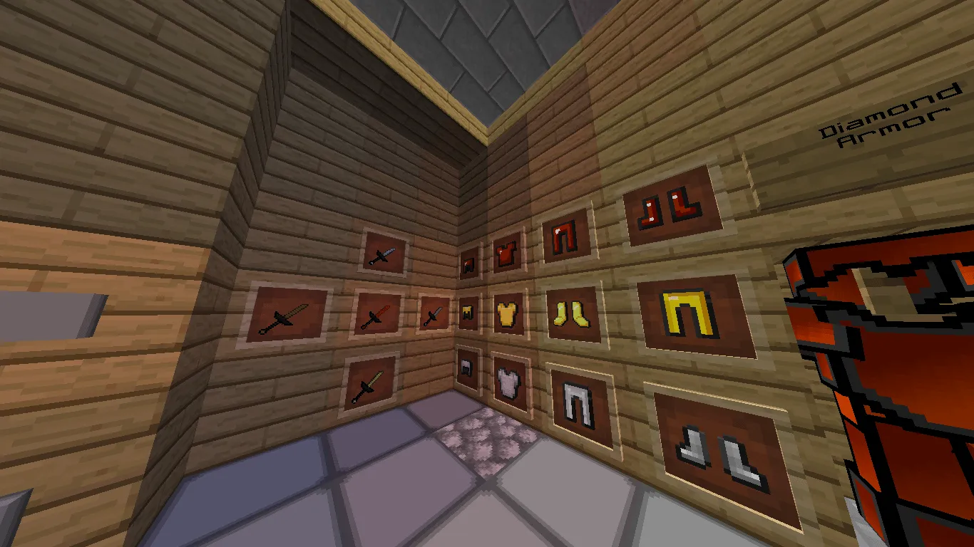 Hellish Red 32x PVP pack — скриншот 2 (Текстуры, Minecraft)