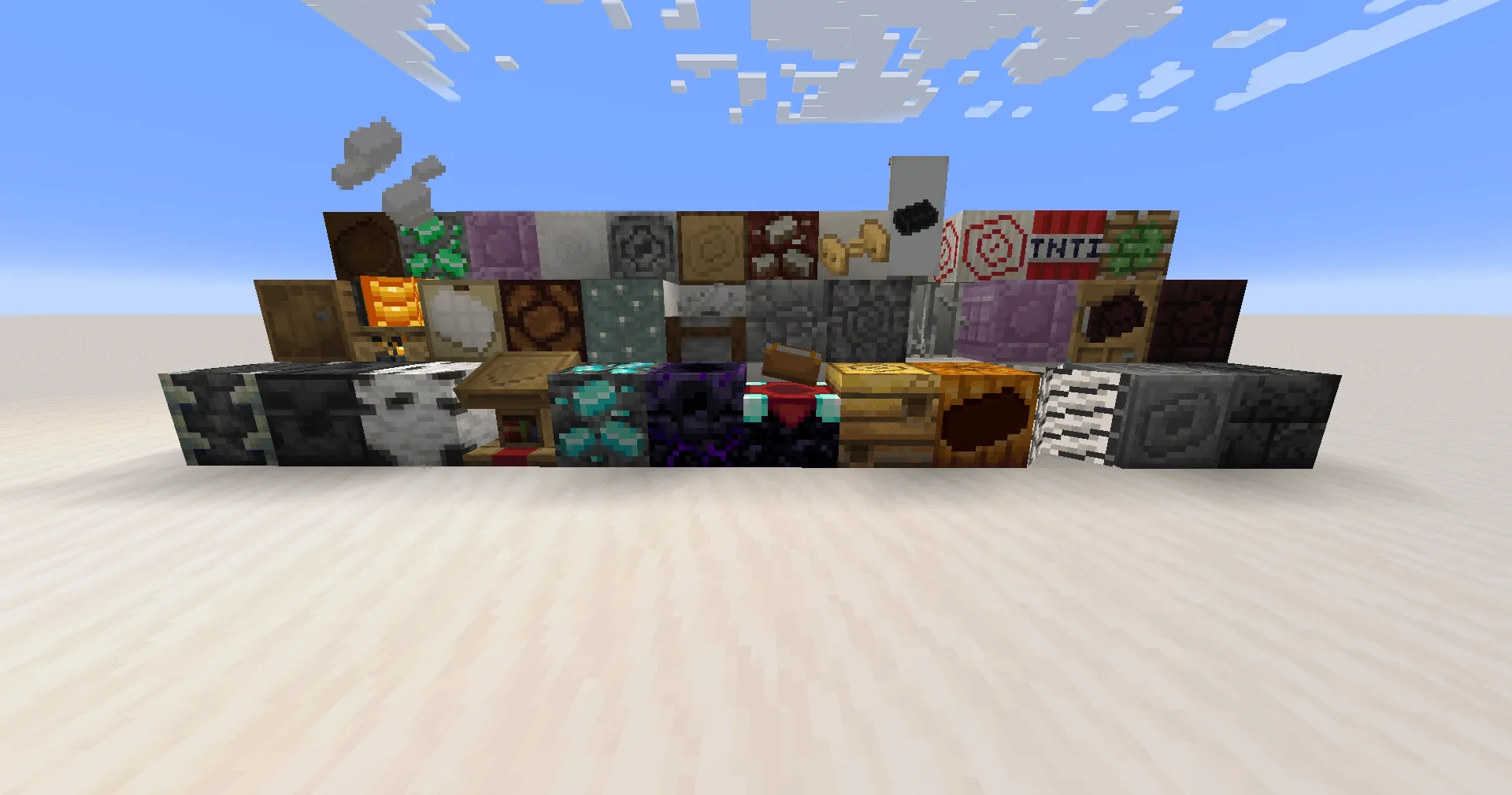 Oops! All Ingots, Текстуры, Minecraft