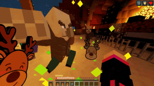 Cute Reindeer - Reno — скриншот 1 (Текстуры, Minecraft)