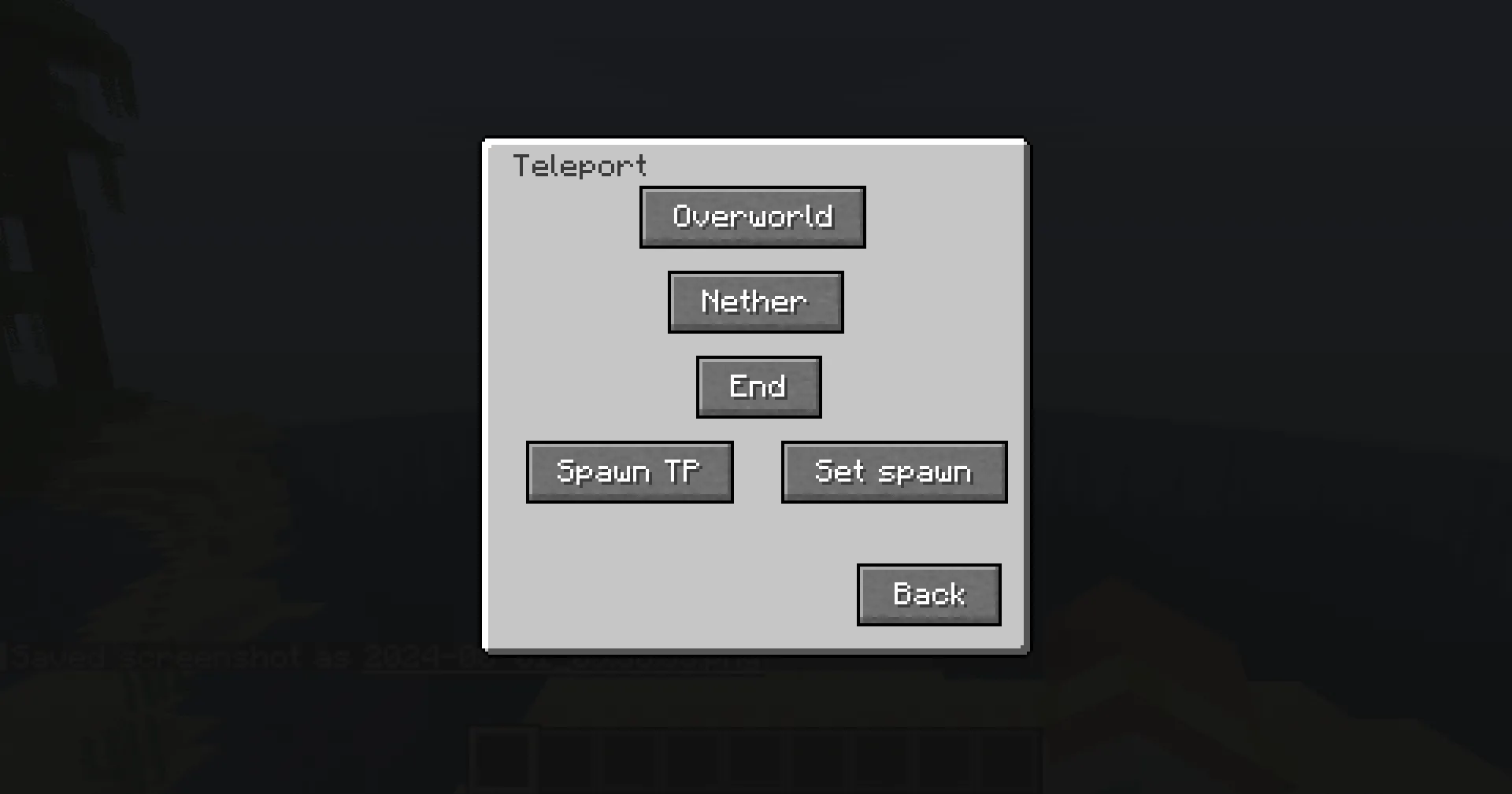 Admin GUI tools — скриншот 2 (Моды, Minecraft)