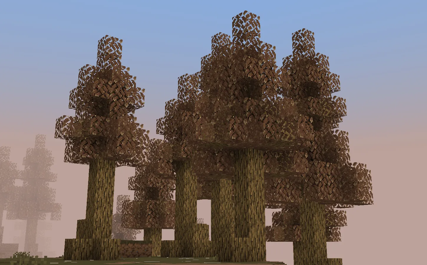 Hazel Oak + Bushy, Текстуры, Minecraft