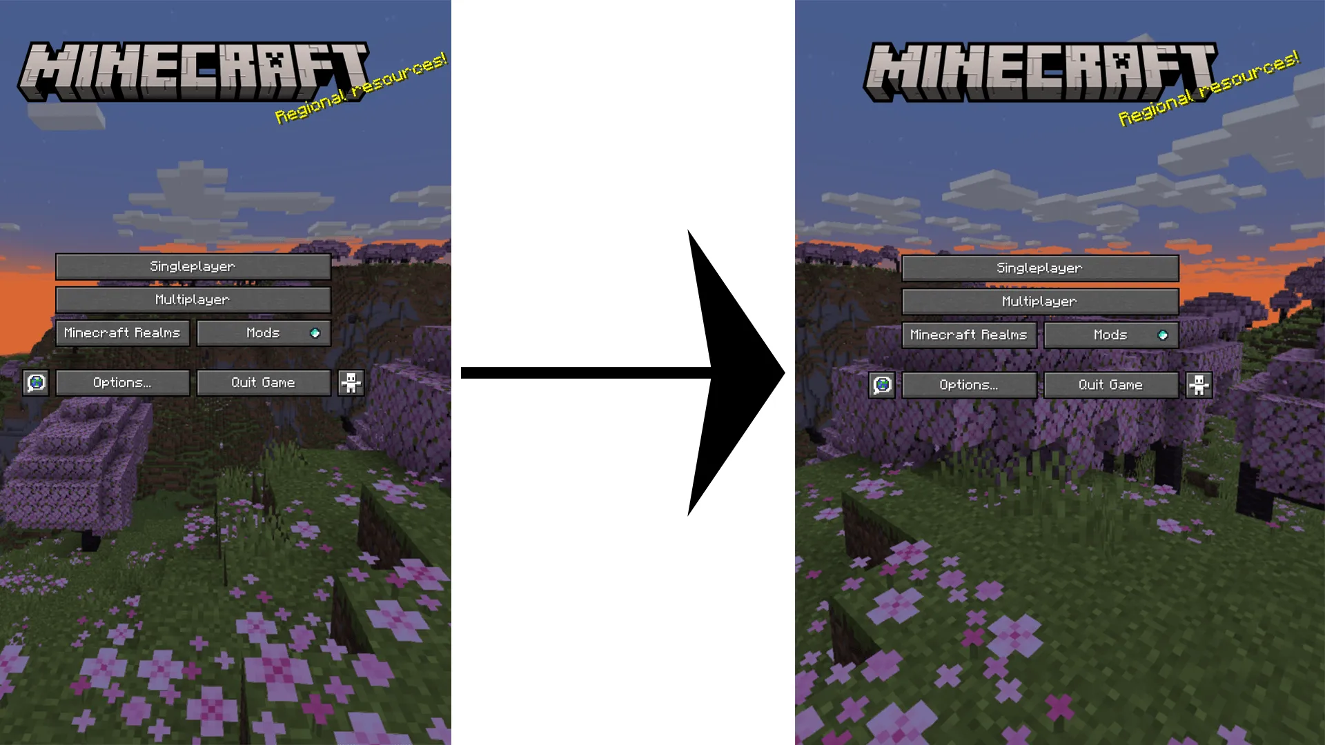 Java Edition Logo Shadow Fix — скриншот 1 (Текстуры, Minecraft)