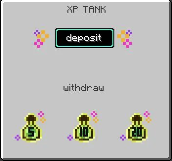 XP TANK — скриншот 3 (Моды, Minecraft)