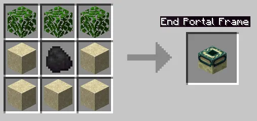 Easy End Portal Frame Recipe, Моды, Minecraft