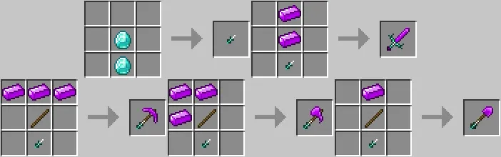 Powa Tool, Моды, Minecraft