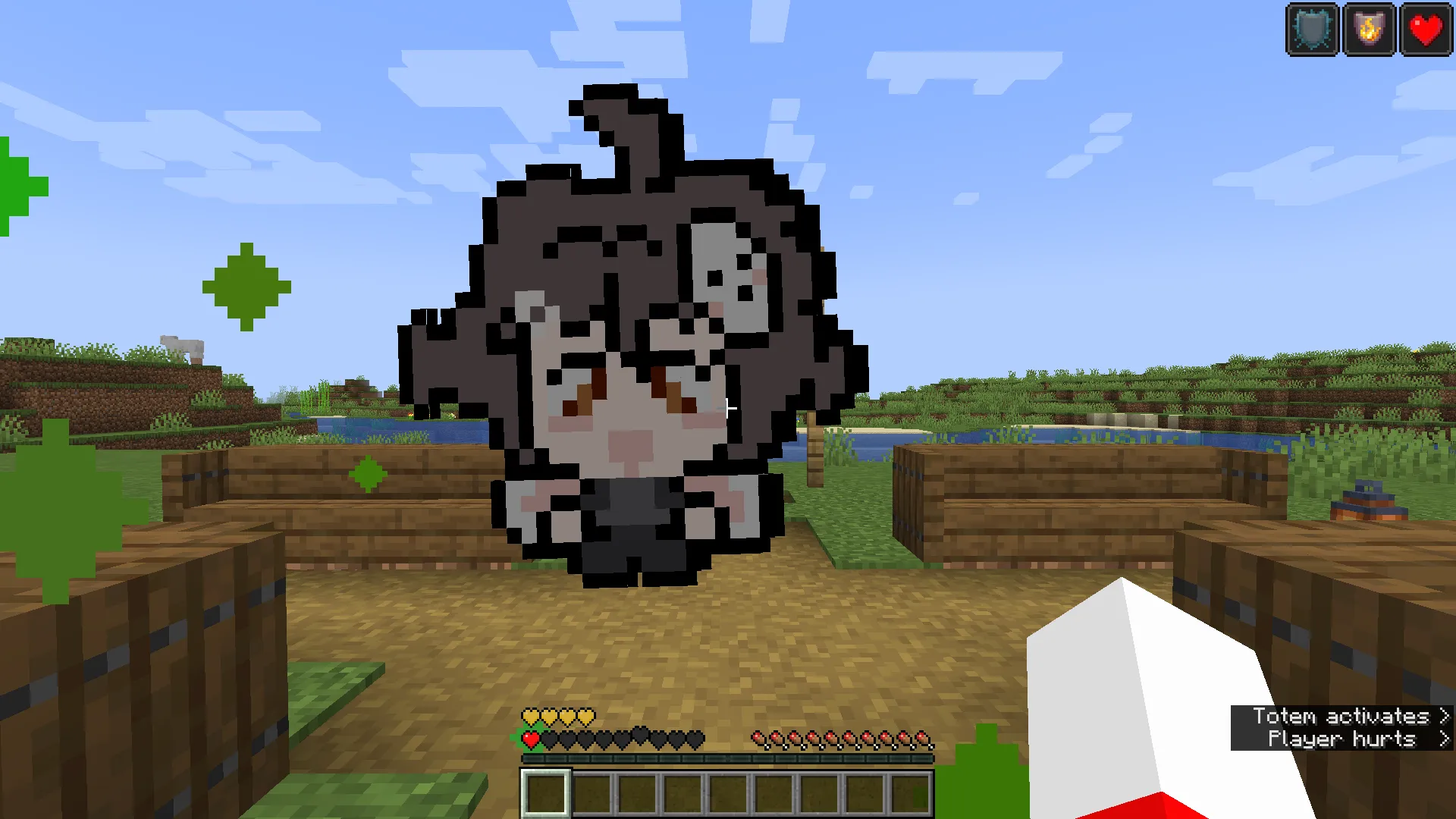 Wonderplush totem, Текстуры, Minecraft