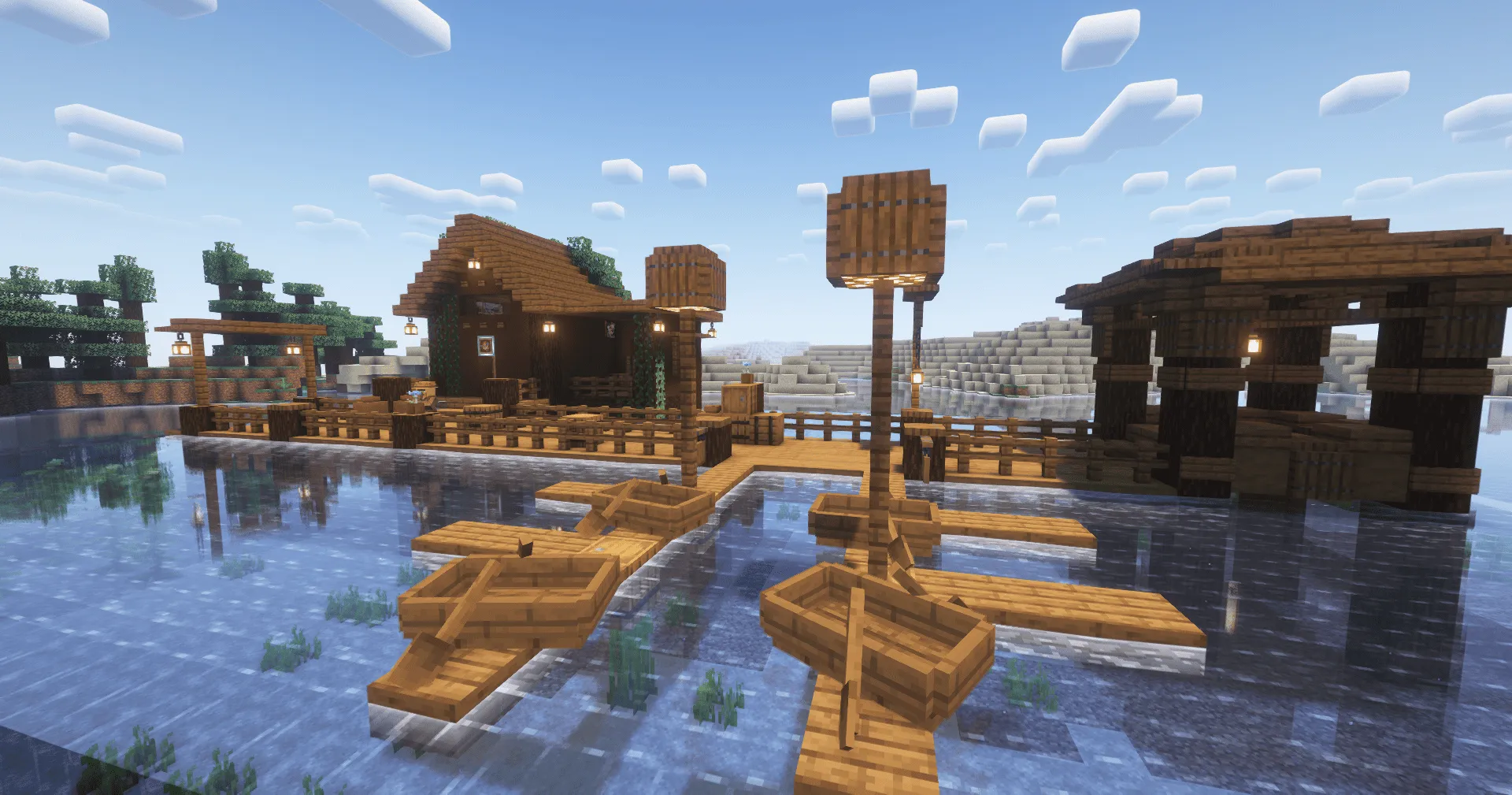 The Fisherman House — скриншот 2 (Моды, Minecraft)