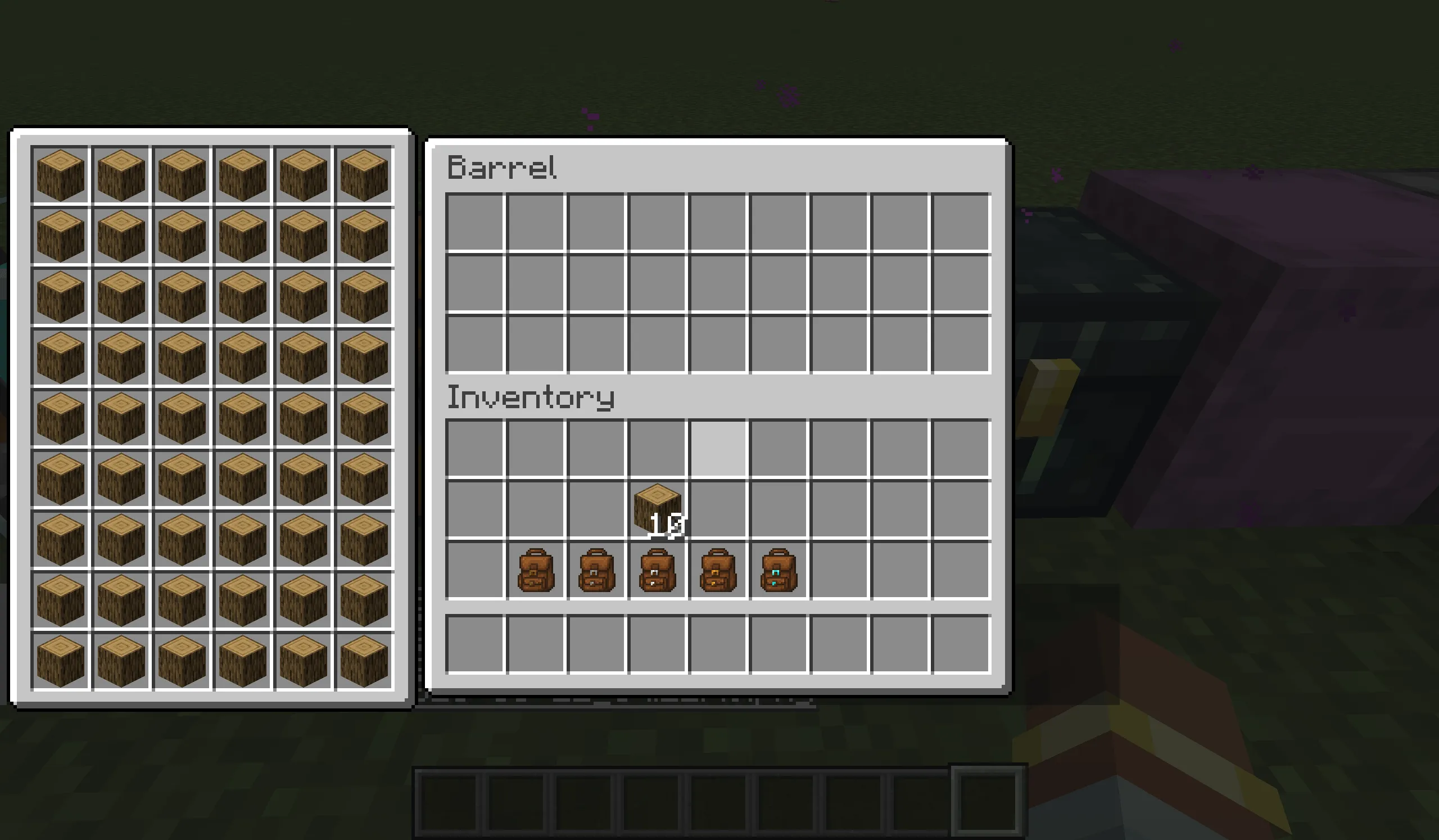 yyzsbackpack, Моды, Minecraft