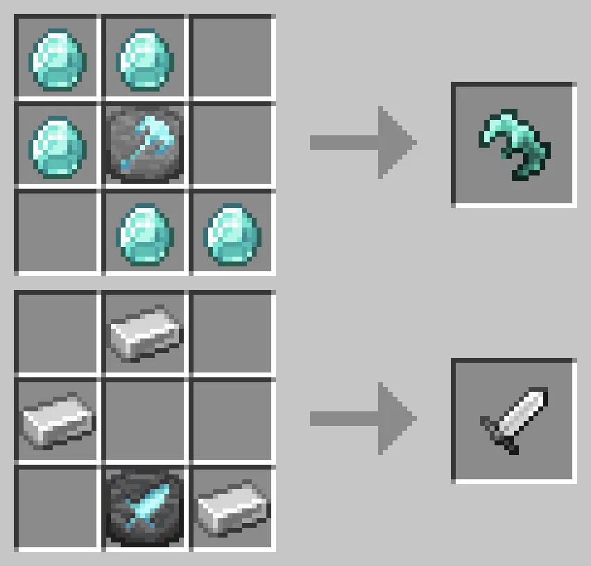 BladeCasting, Моды, Minecraft