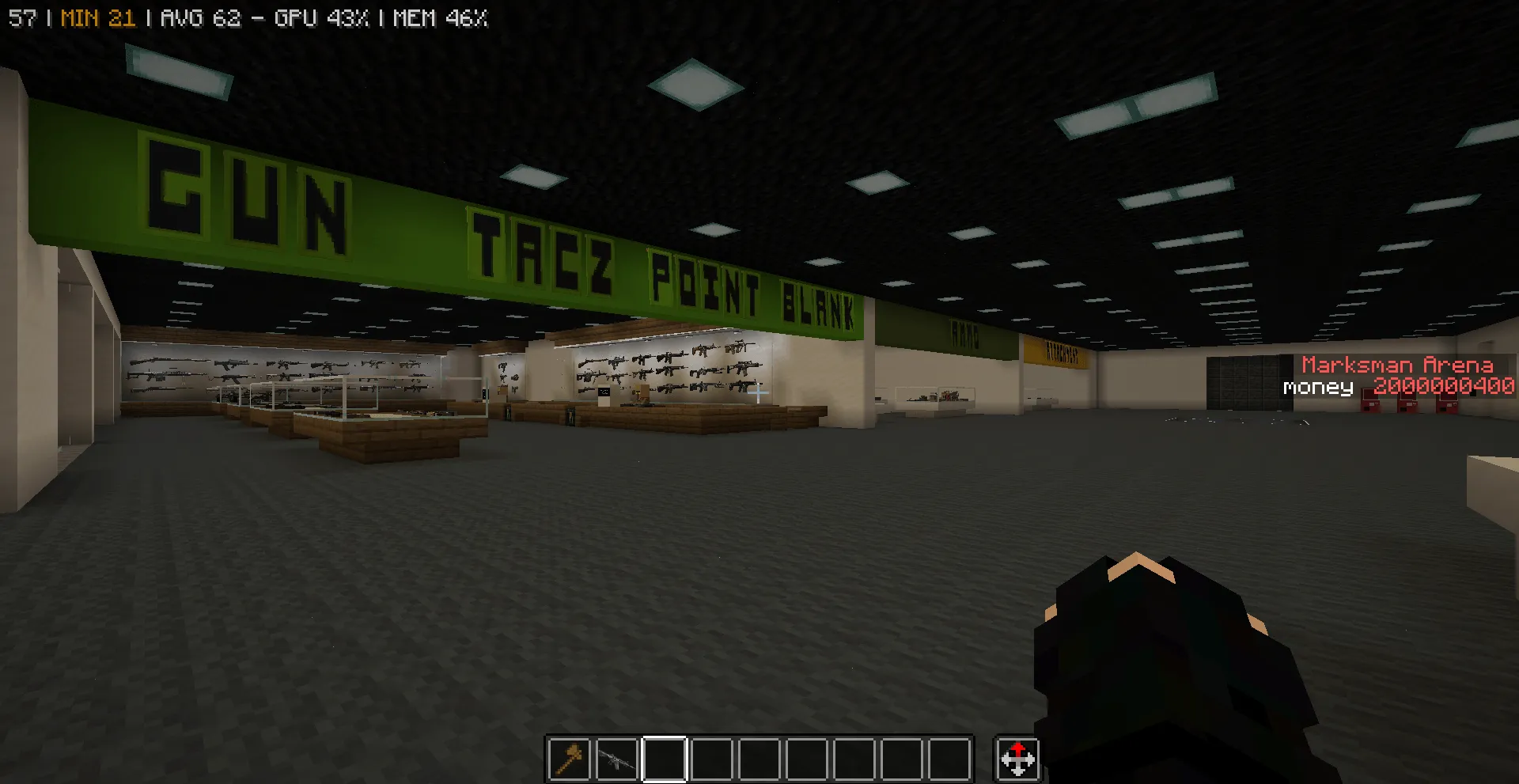 Marksman Arena  [Shooting Range], Карты, Minecraft