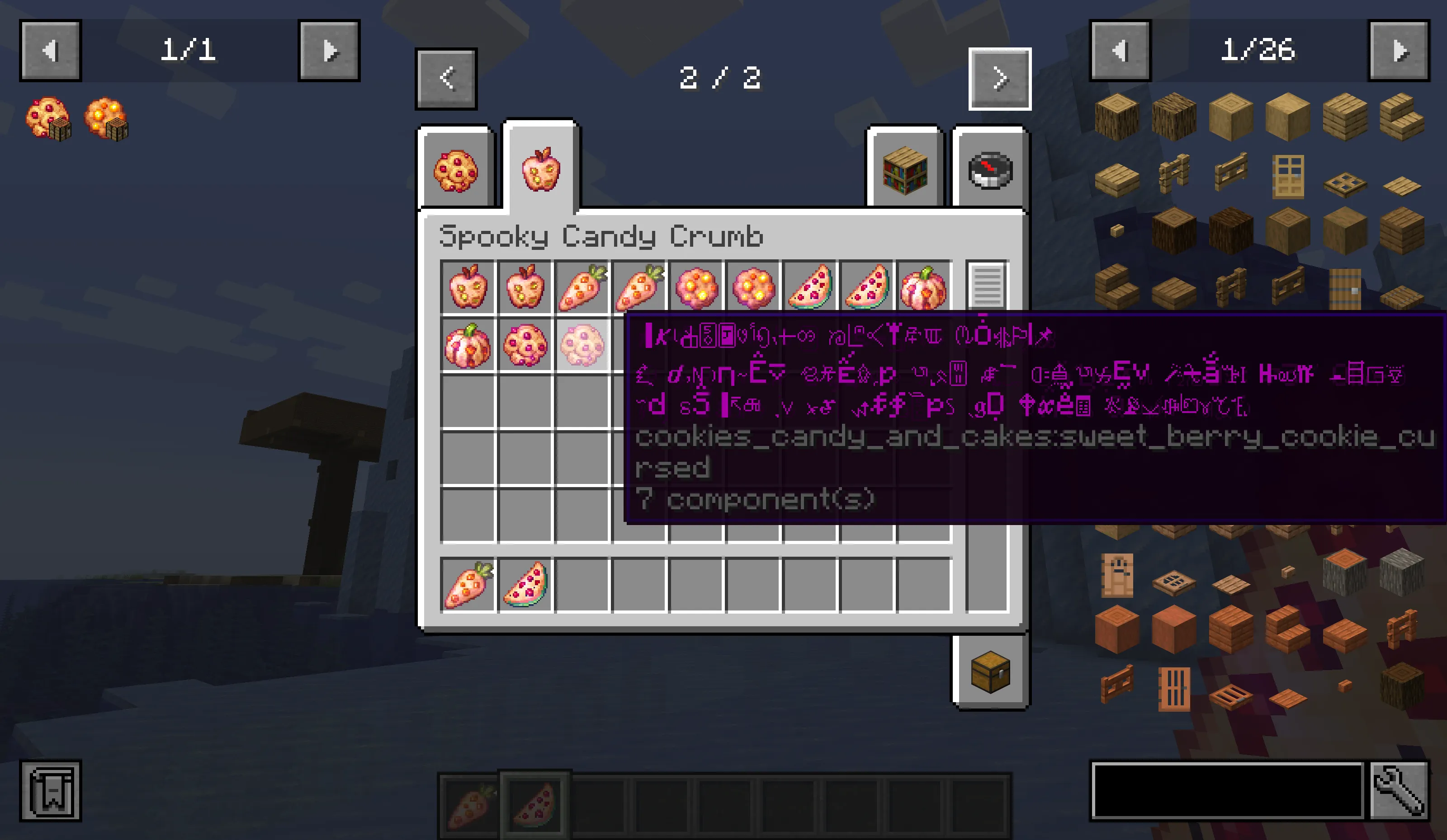 Cookies, Candy and Cakes — скриншот 6 (Моды, Minecraft)