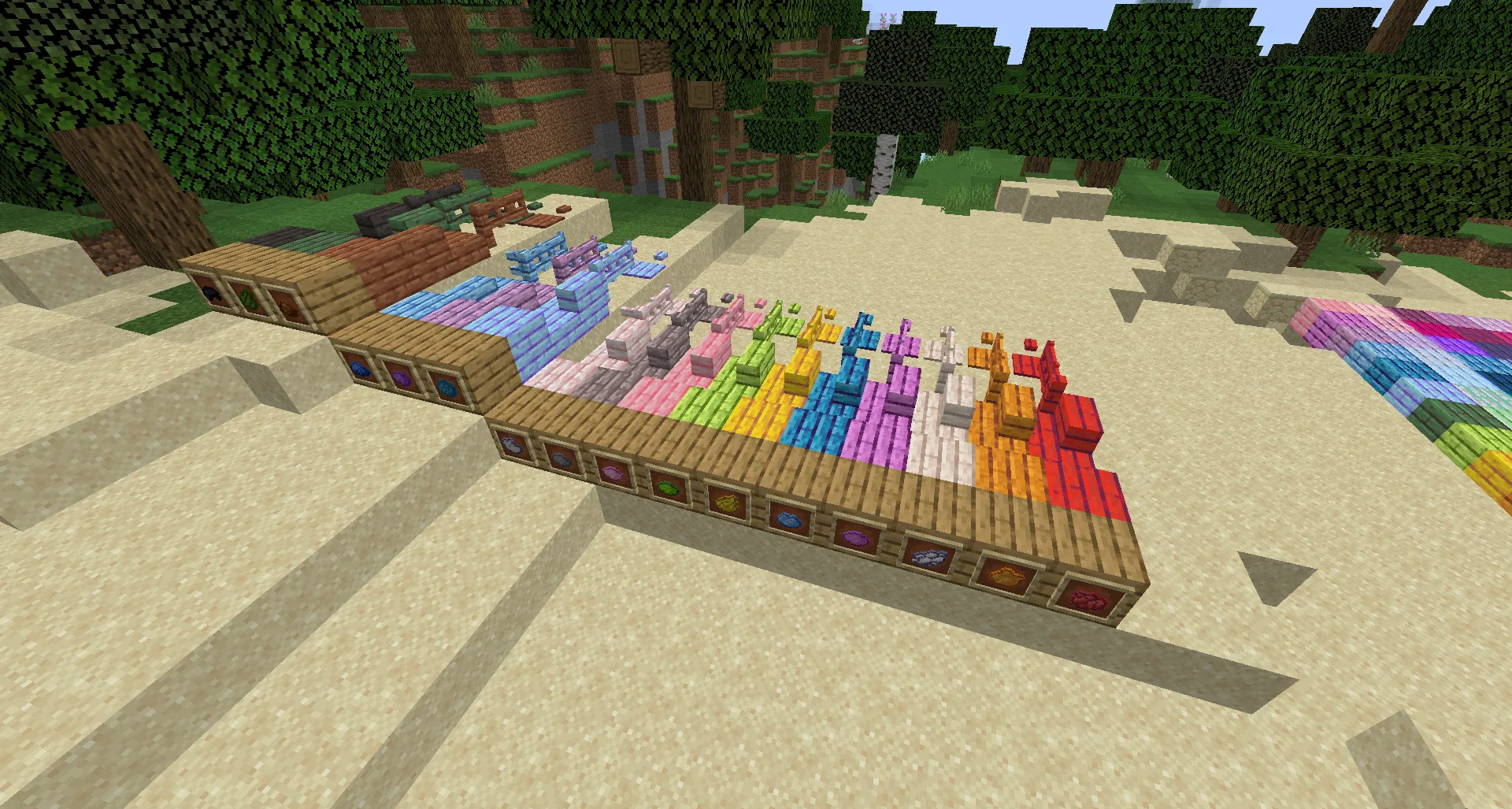 Stained Wood pack, Моды, Minecraft