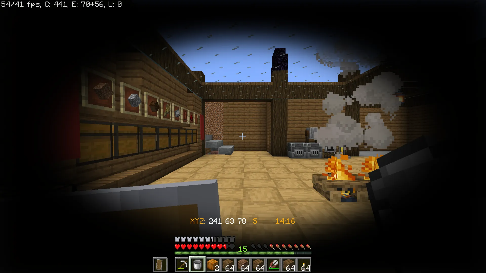 Less Intrusive Pumpkin Blur — скриншот 1 (Текстуры, Minecraft)
