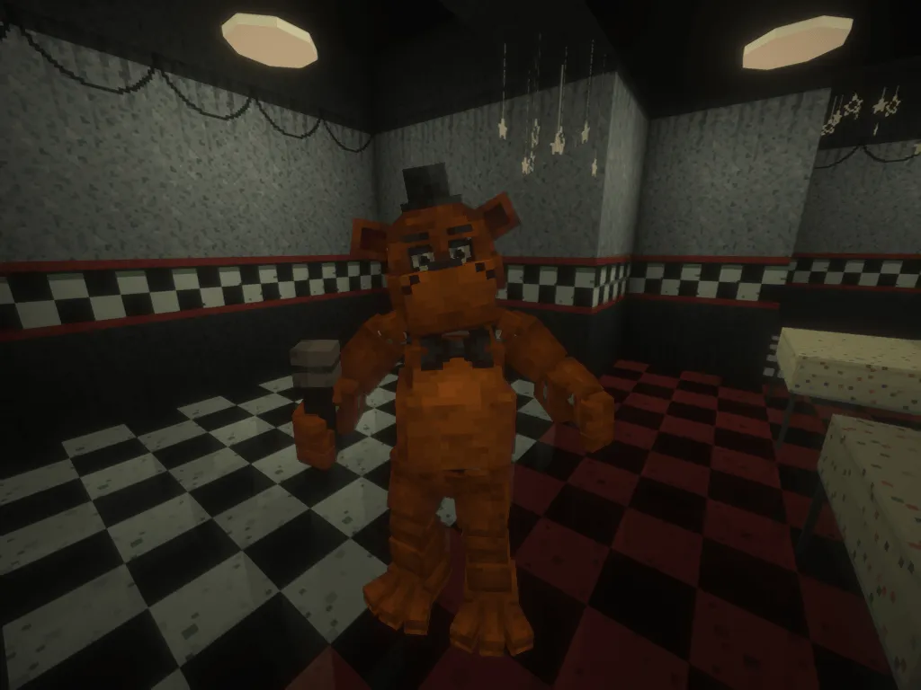 Five Nights at Freddy's - Construction |FNaF Construction| — скриншот 1 (Моды, Minecraft)