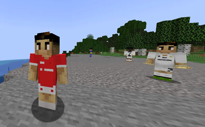Cristiano Ronaldo CR7 — скриншот 1 (Моды, Minecraft)