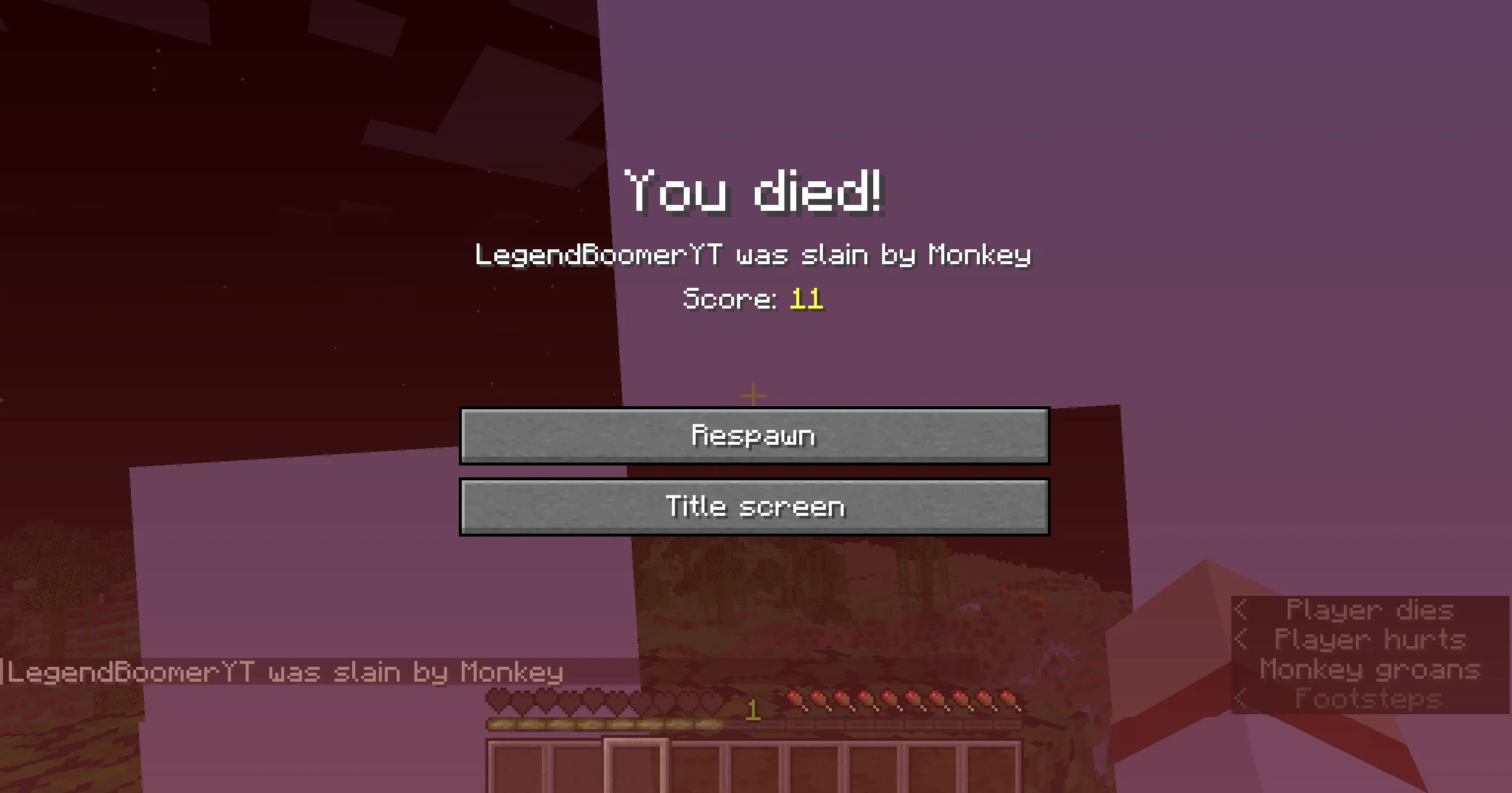 Banana Trauma (Optifine), Текстуры, Minecraft