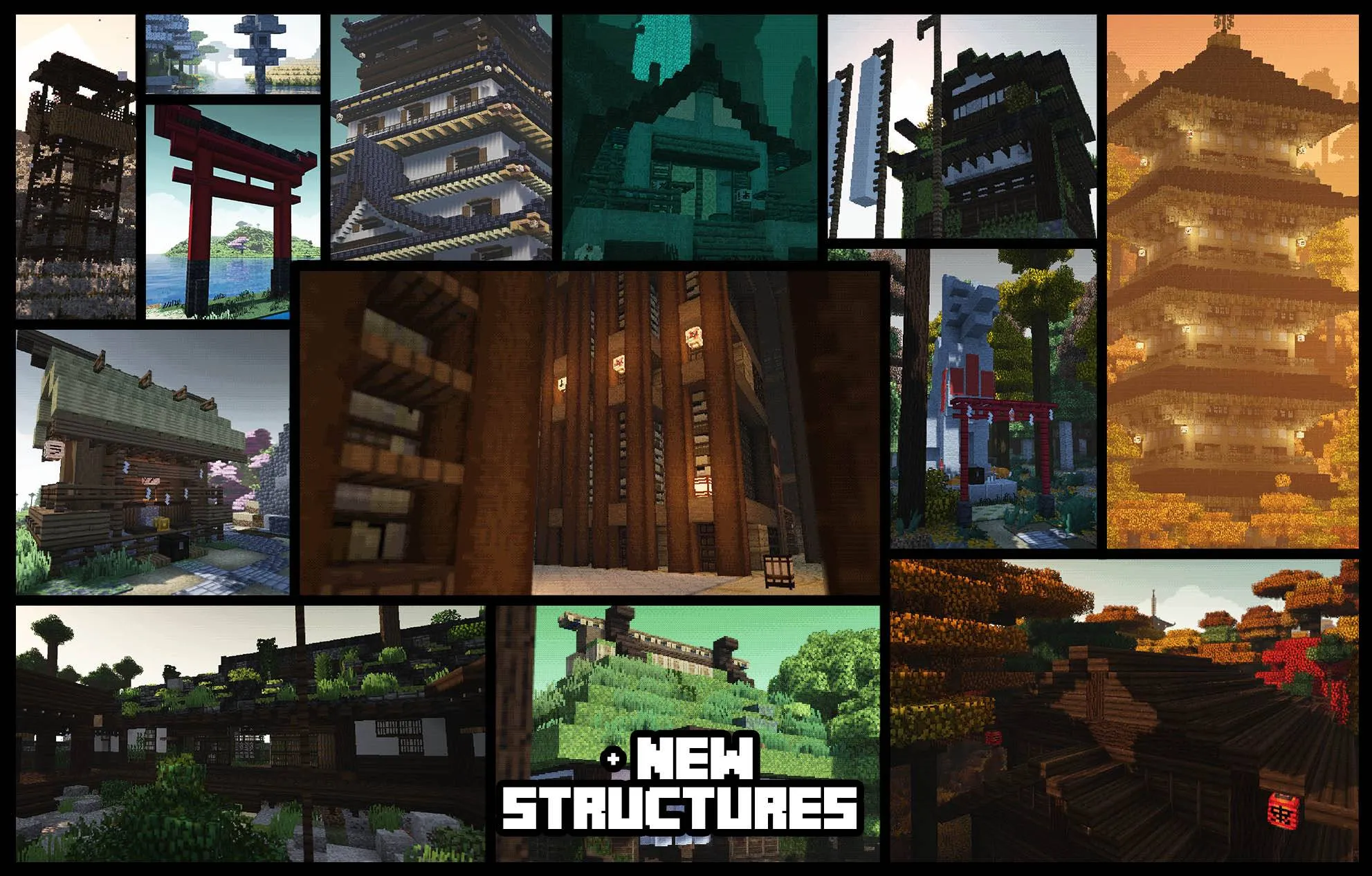 Sengoku Jidai, Japanese Overhaul — скриншот 5 (Моды, Minecraft)