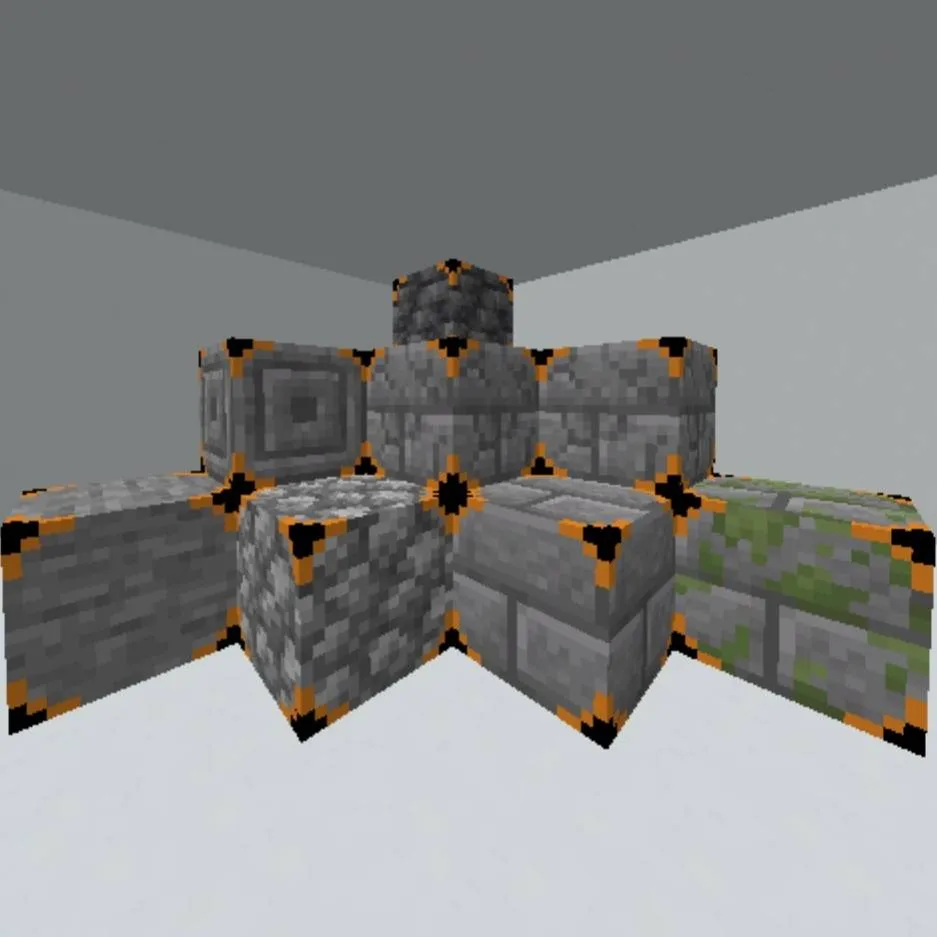 Visible Infested Stones, Текстуры, Minecraft