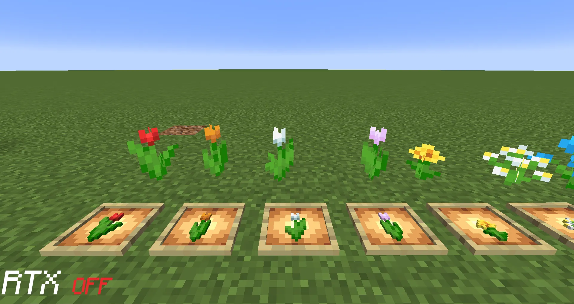 Flowers 2.5D, Текстуры, Minecraft