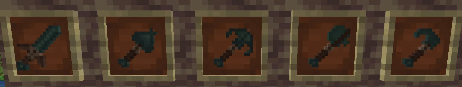 cute mushrooms hotbar + panel, Текстуры, Minecraft