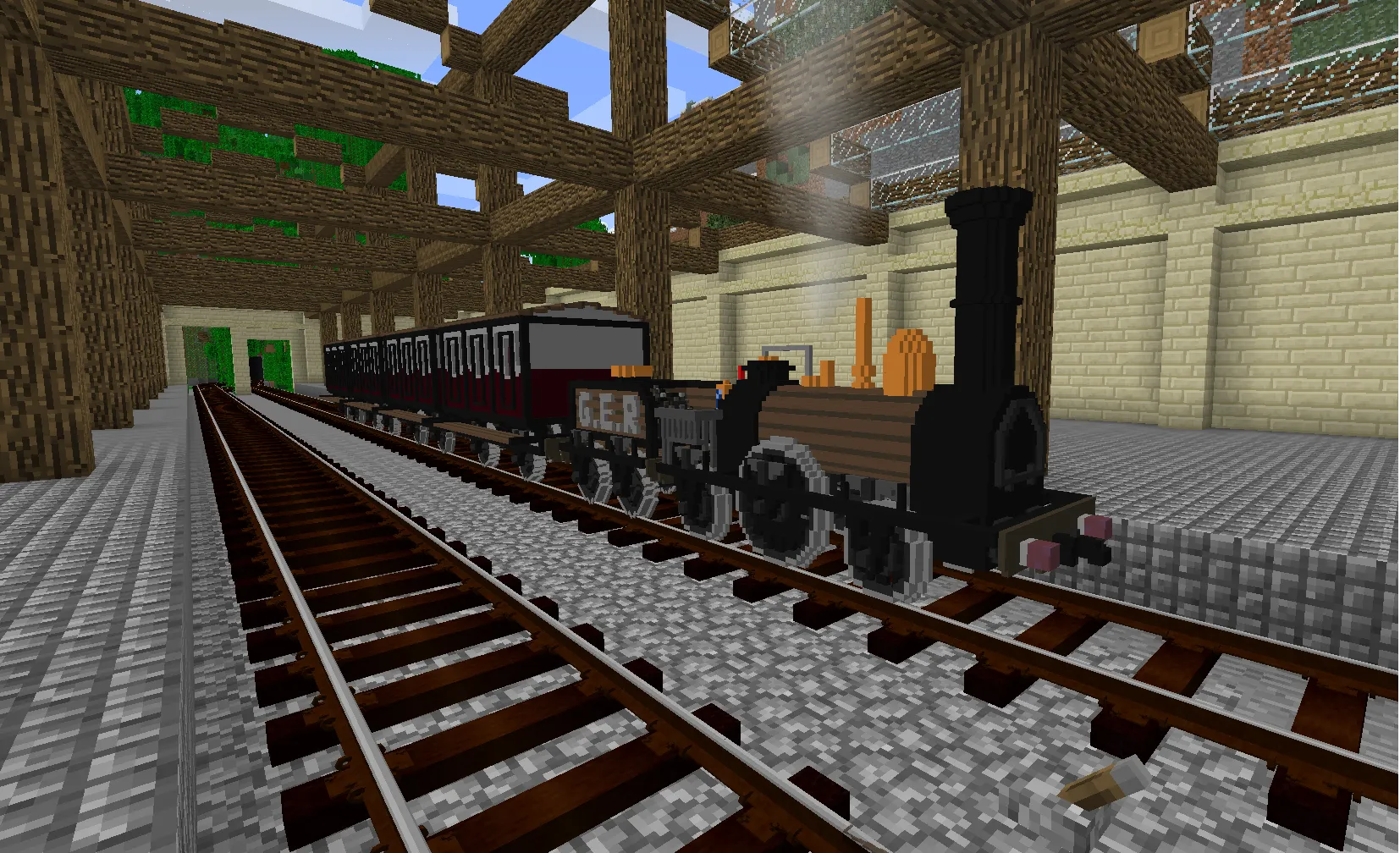Railways of Elysia — скриншот 2 (Текстуры, Minecraft)