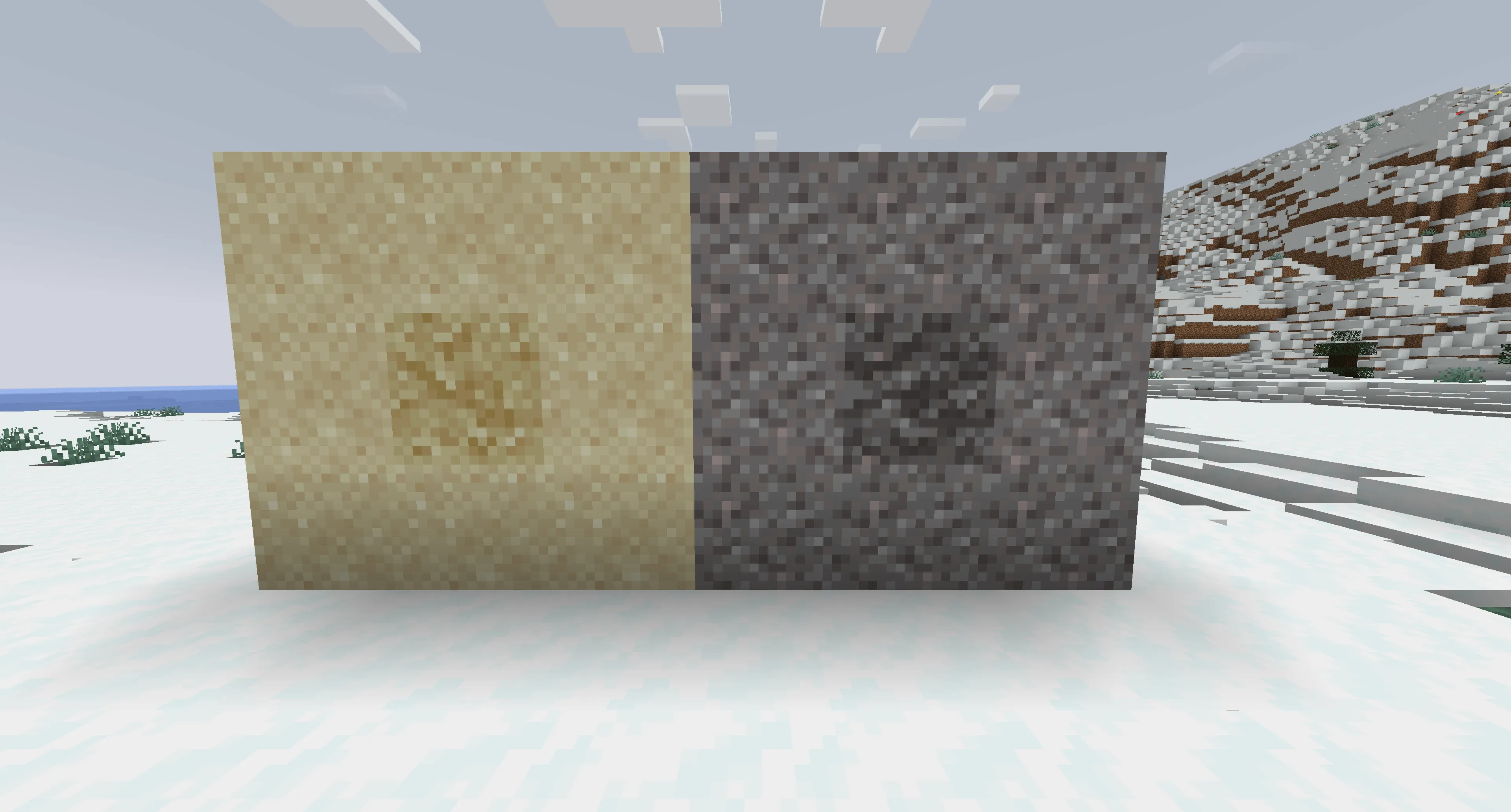 Hi-Vis Suspicious blocks, Текстуры, Minecraft