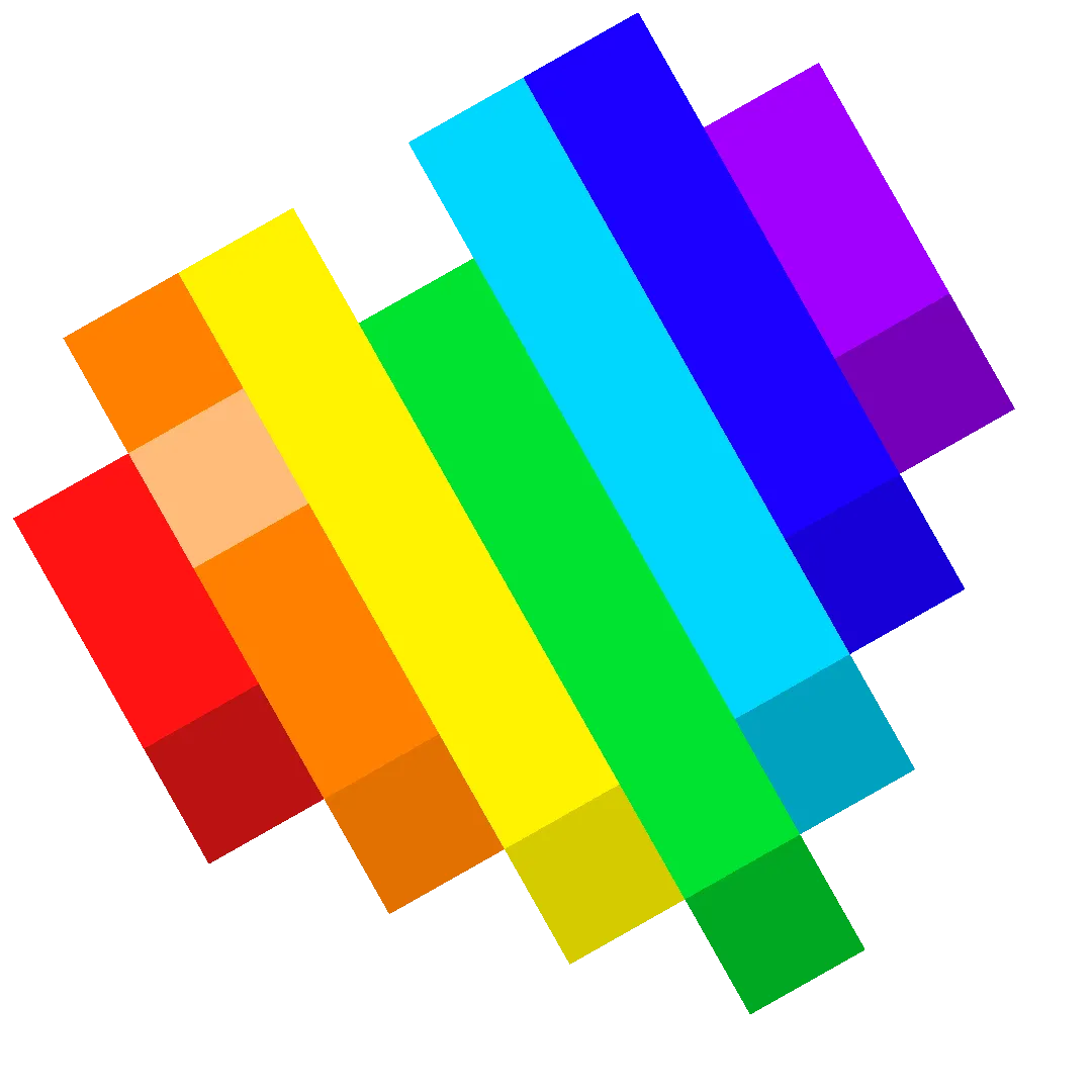 Colorful Rainbow Hearts — скриншот 2 (Текстуры, Minecraft)
