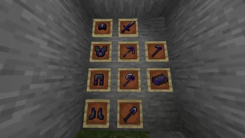 Purpleos, Текстуры, Minecraft