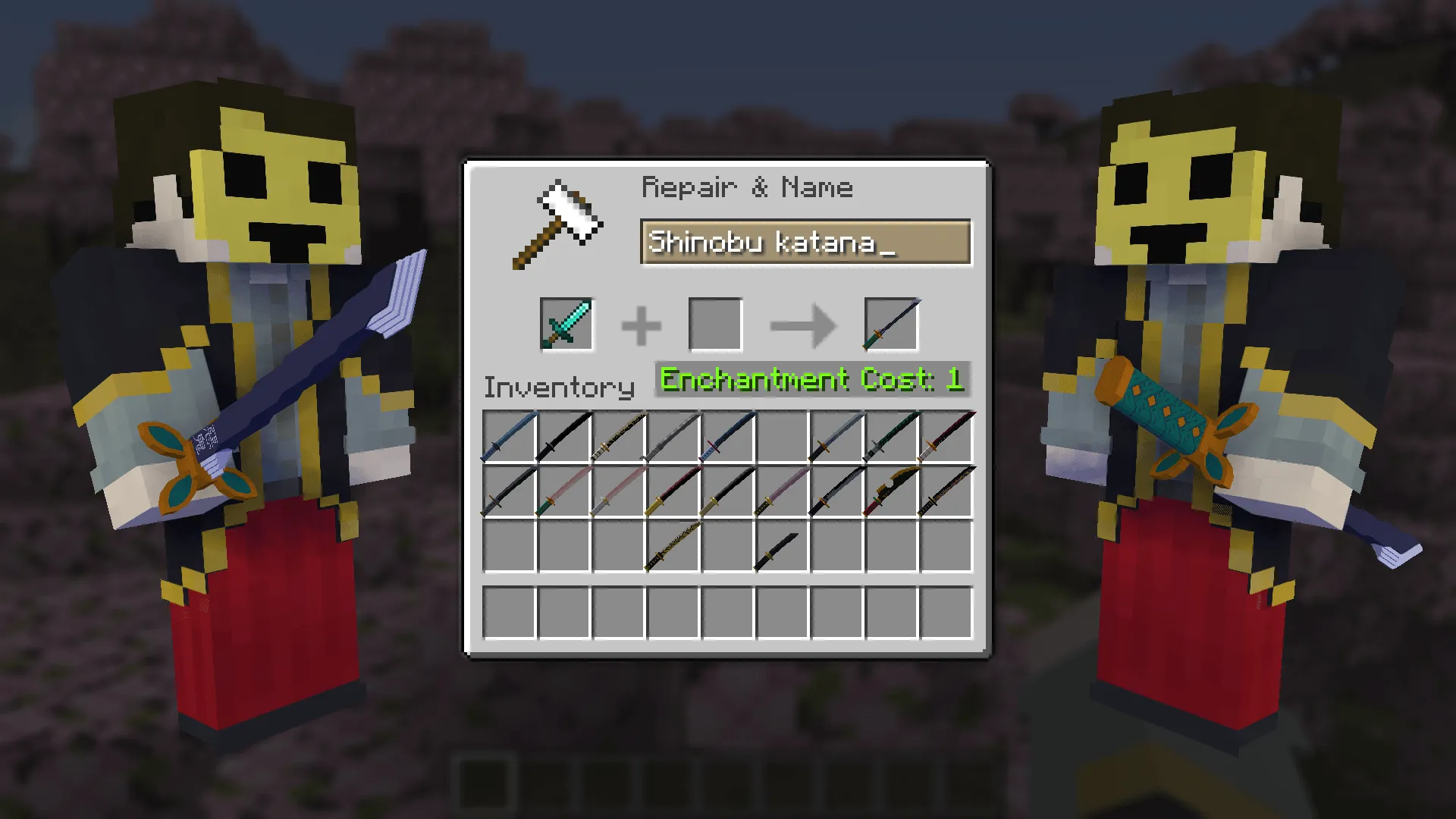 Demon slayer full pack — скриншот 7 (Текстуры, Minecraft)