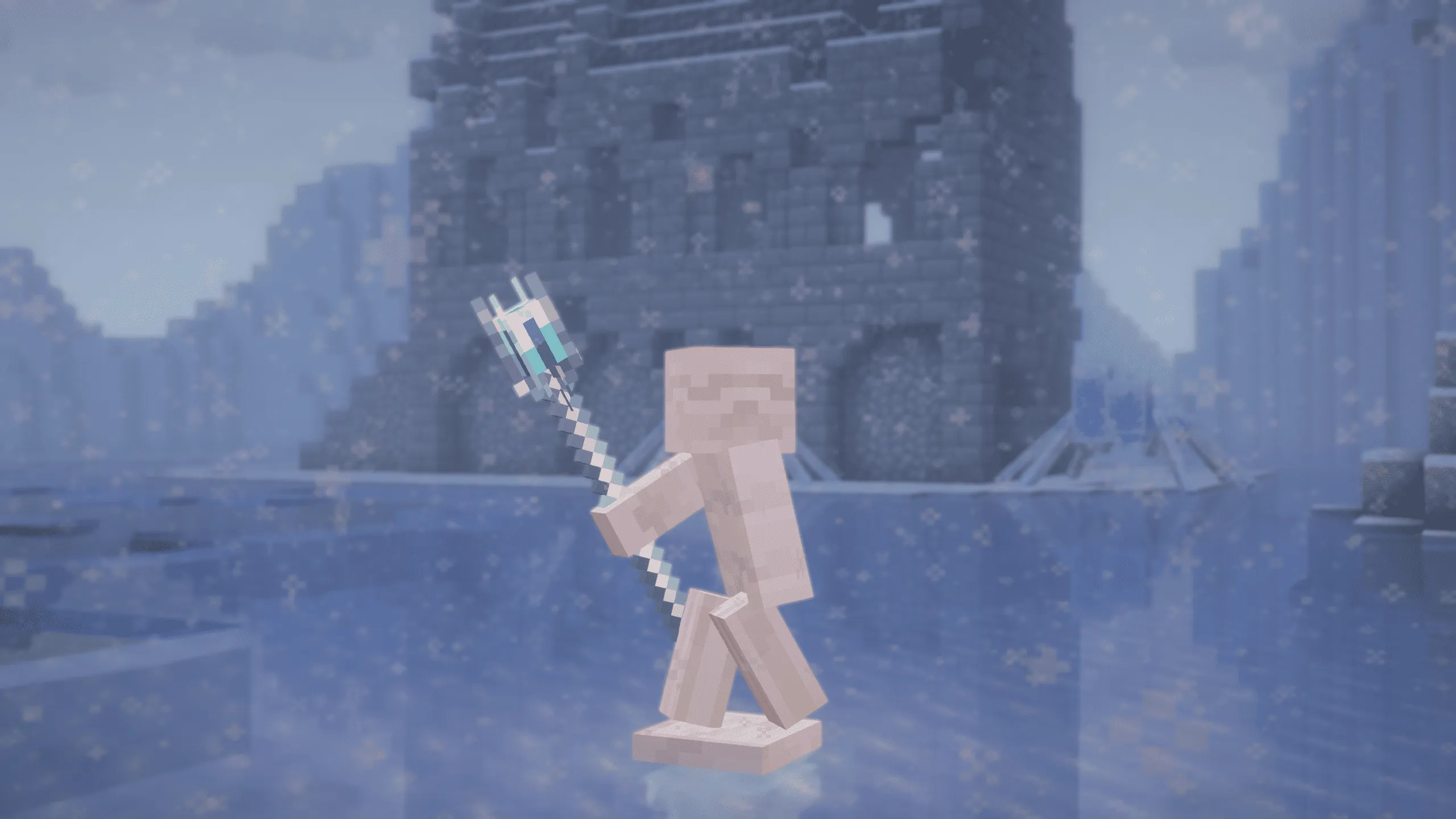 Iron's Spells Weapons Reimagined — скриншот 5 (Текстуры, Minecraft)