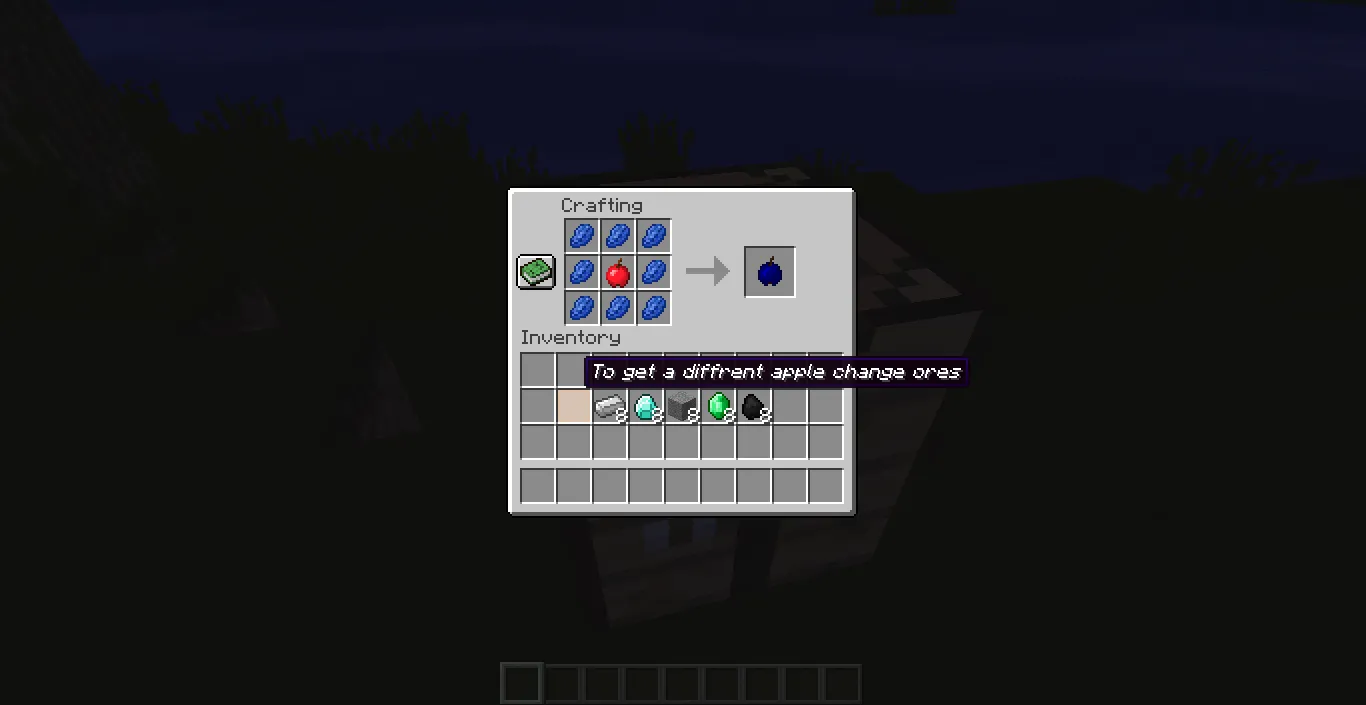 Apple Materials, Моды, Minecraft