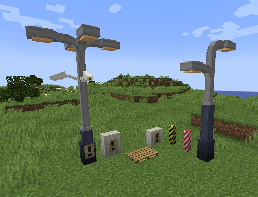 IndustrialDeco (Street Lamps), Моды, Minecraft