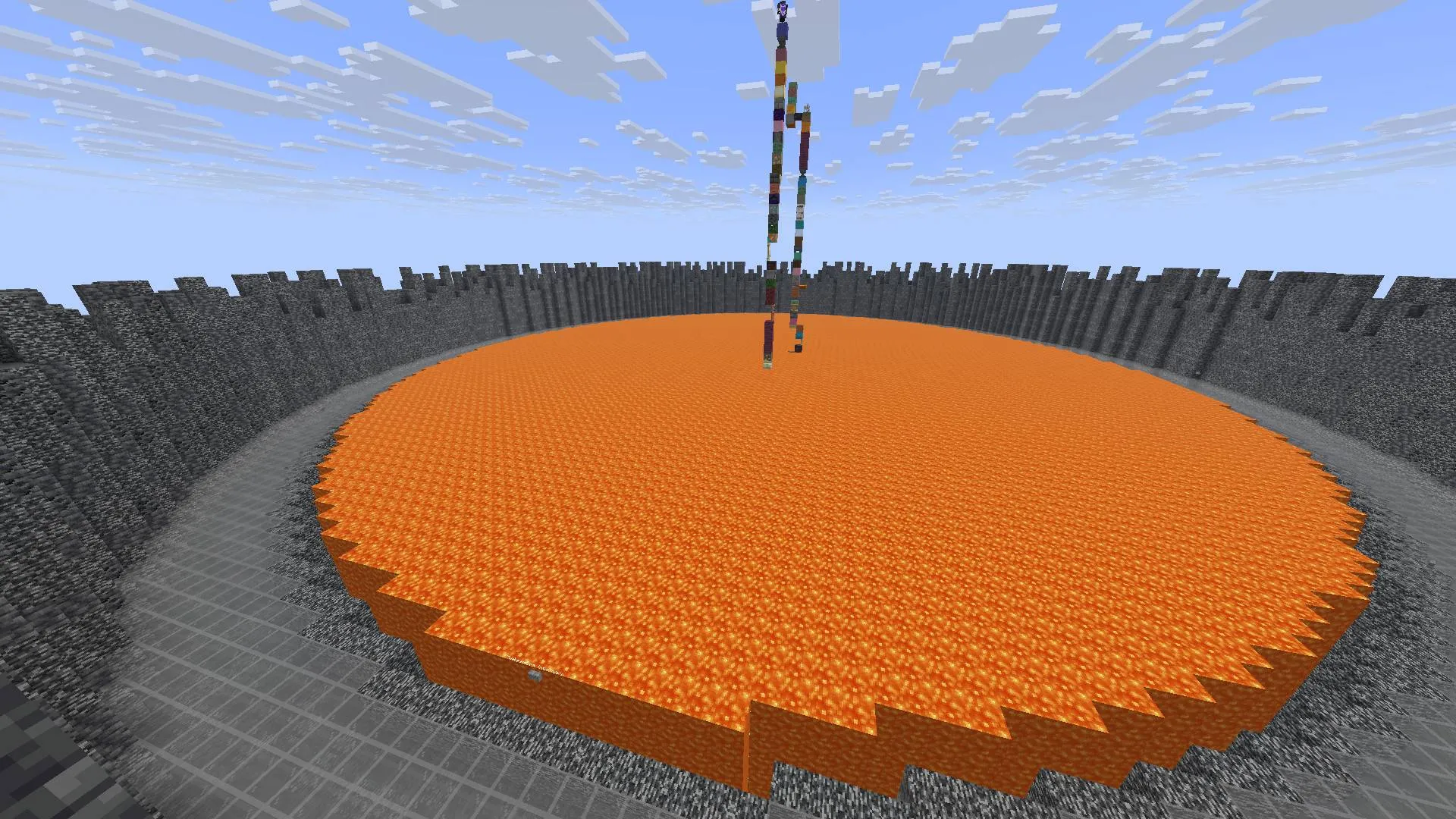 Minigame Madness - Bedrock Tower Battles! — скриншот 1 (Карты, Minecraft)
