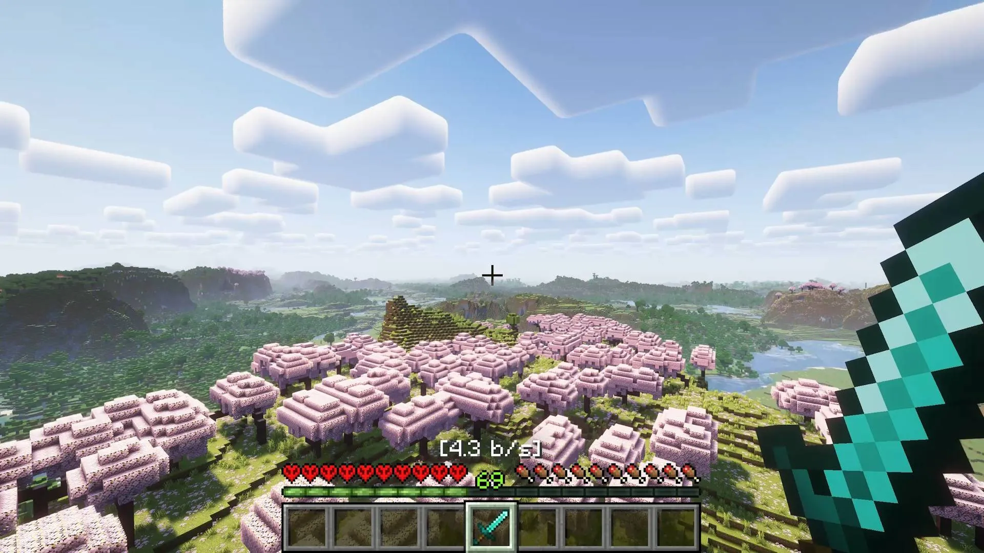 Speedometer – Real Movement Speed HUD, Моды, Minecraft