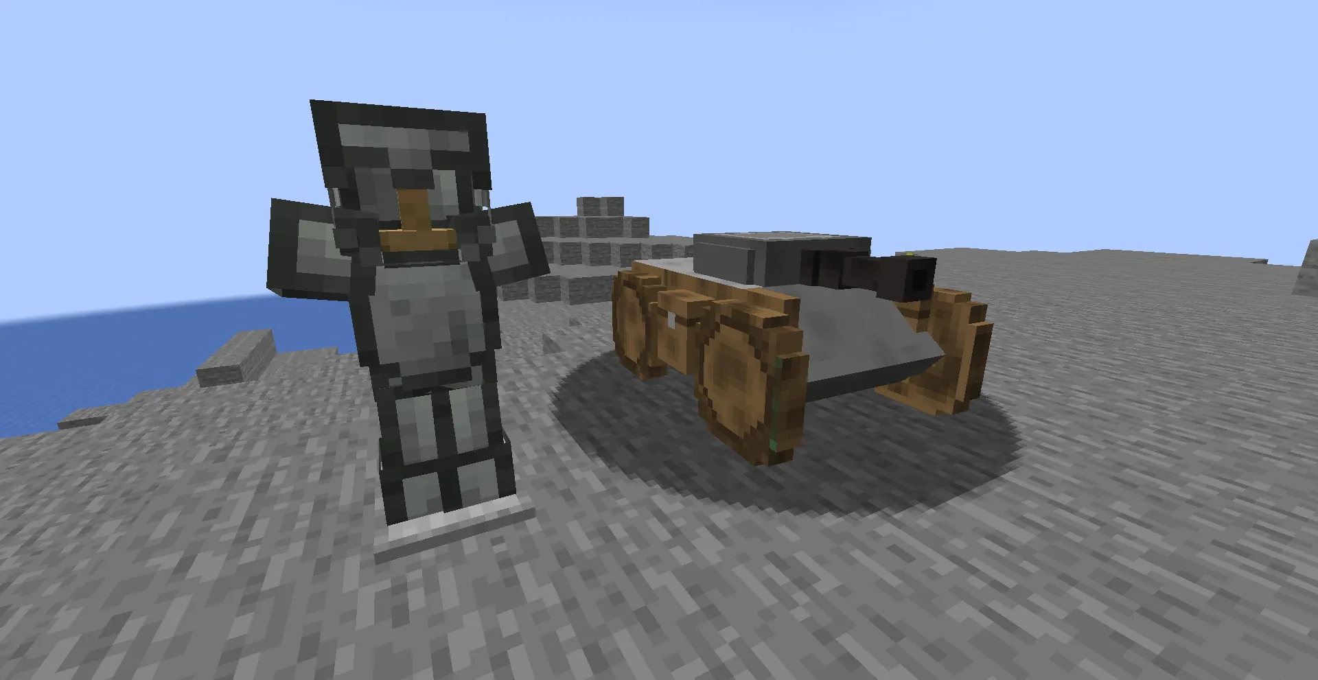 Volodimirs hand cannon — скриншот 1 (Моды, Minecraft)