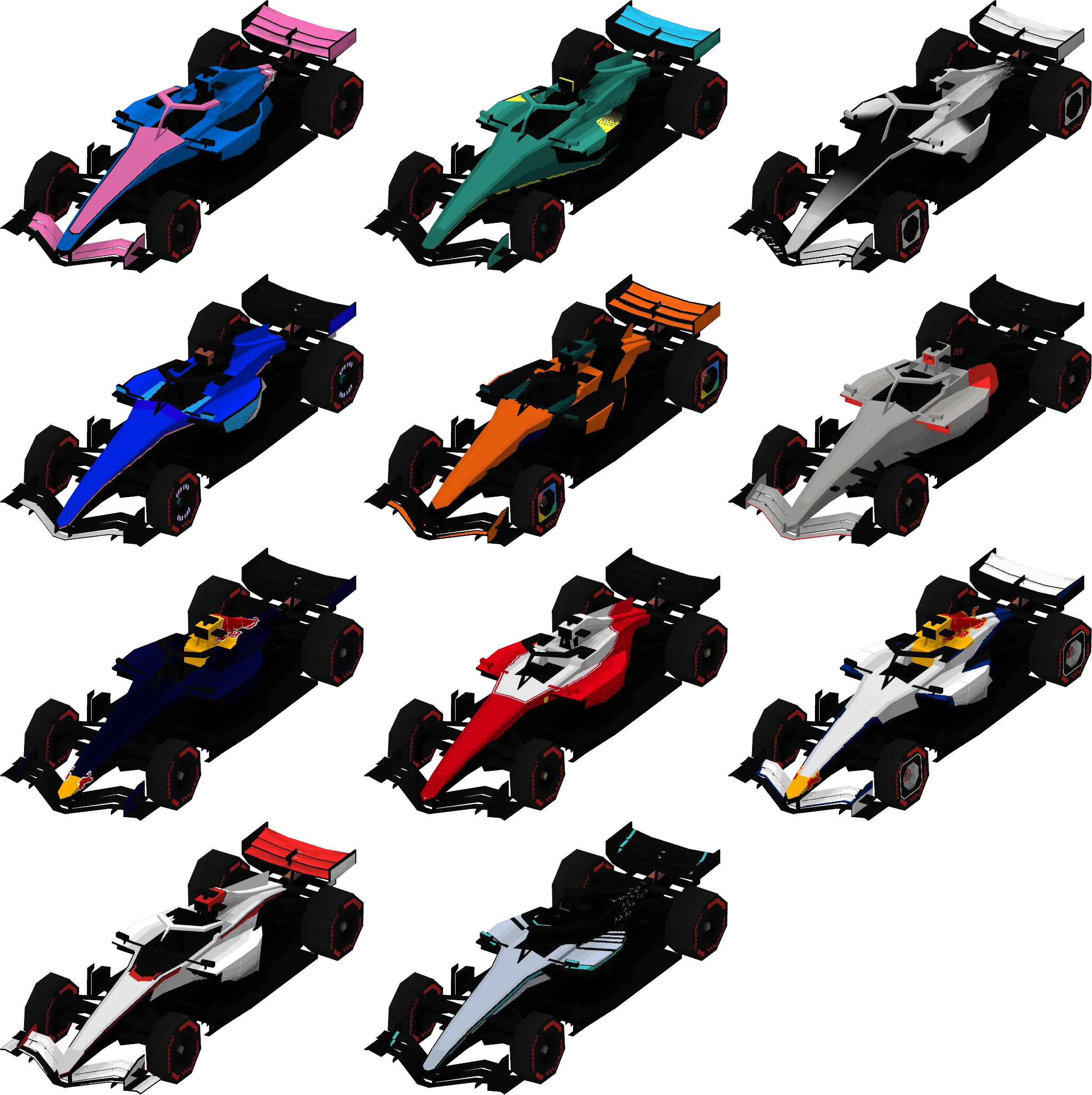 [F1-Style Boat] - The Formula, Текстуры, Minecraft