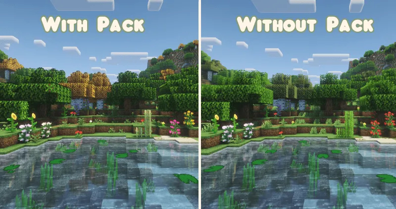 Lusher Foliage, Текстуры, Minecraft