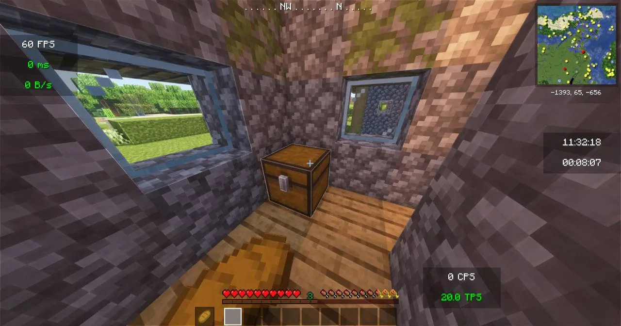 PepeLand Glass GUI — скриншот 5 (Текстуры, Minecraft)