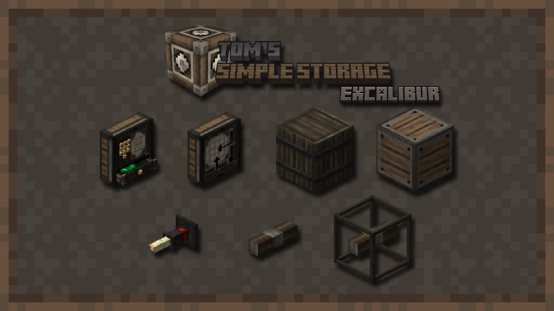 Excalibur | Tom's Simple Storage Support, Текстуры, Minecraft