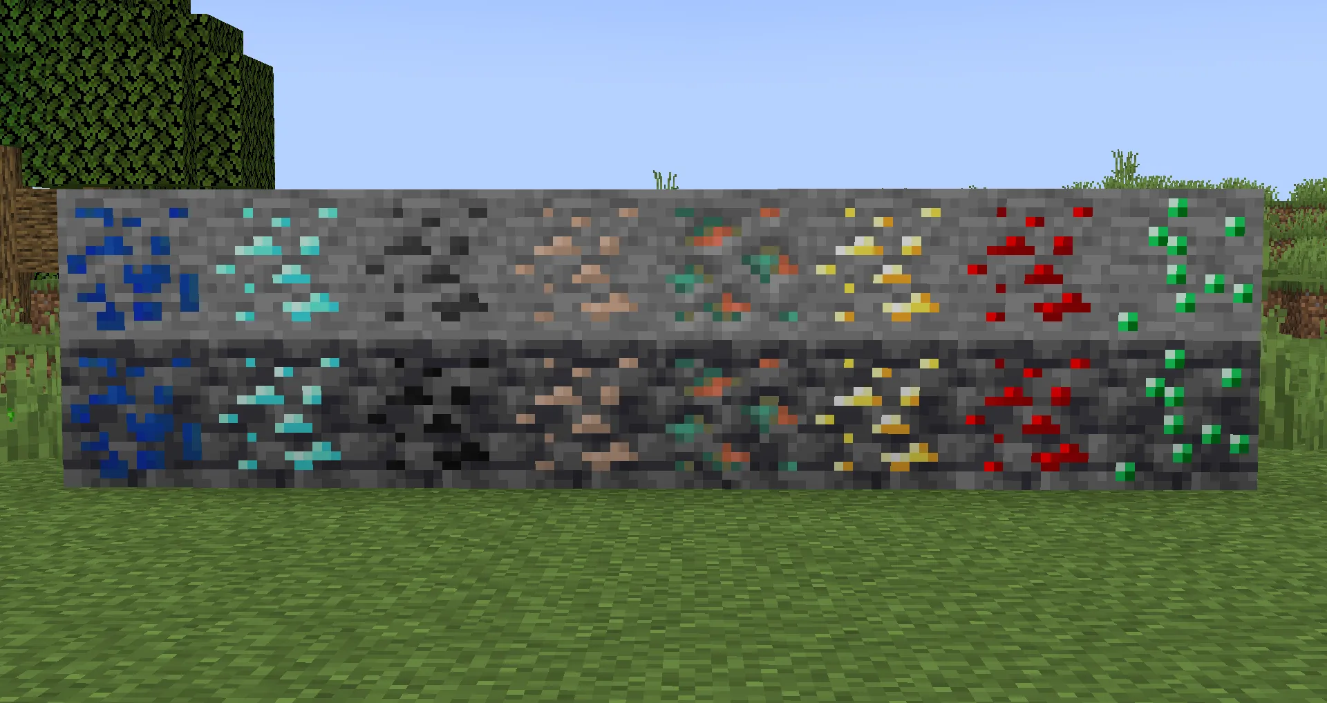 Old Ores, Текстуры, Minecraft