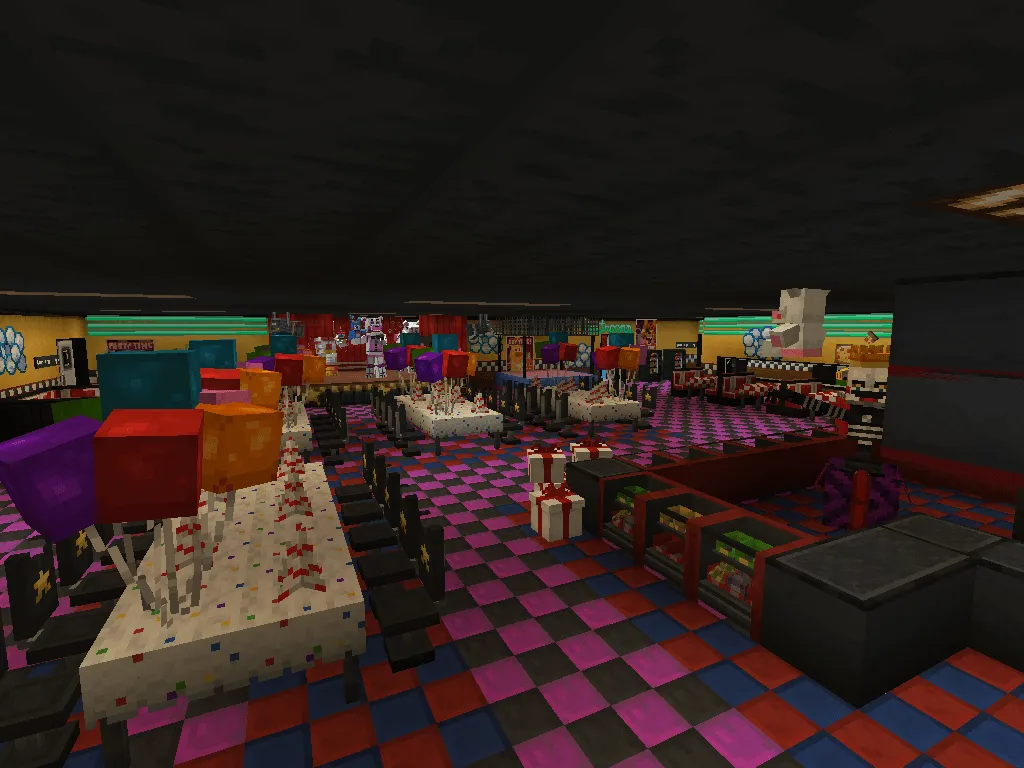 Fnaf Circus Baby's Pizza World MC map — скриншот 3 (Карты, Minecraft)